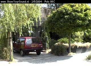 showyoursound.nl - Doordacht & degelijk  - Polo 86C - 32572850.jpg - Dit is mijn Polo op de oprit thuis...